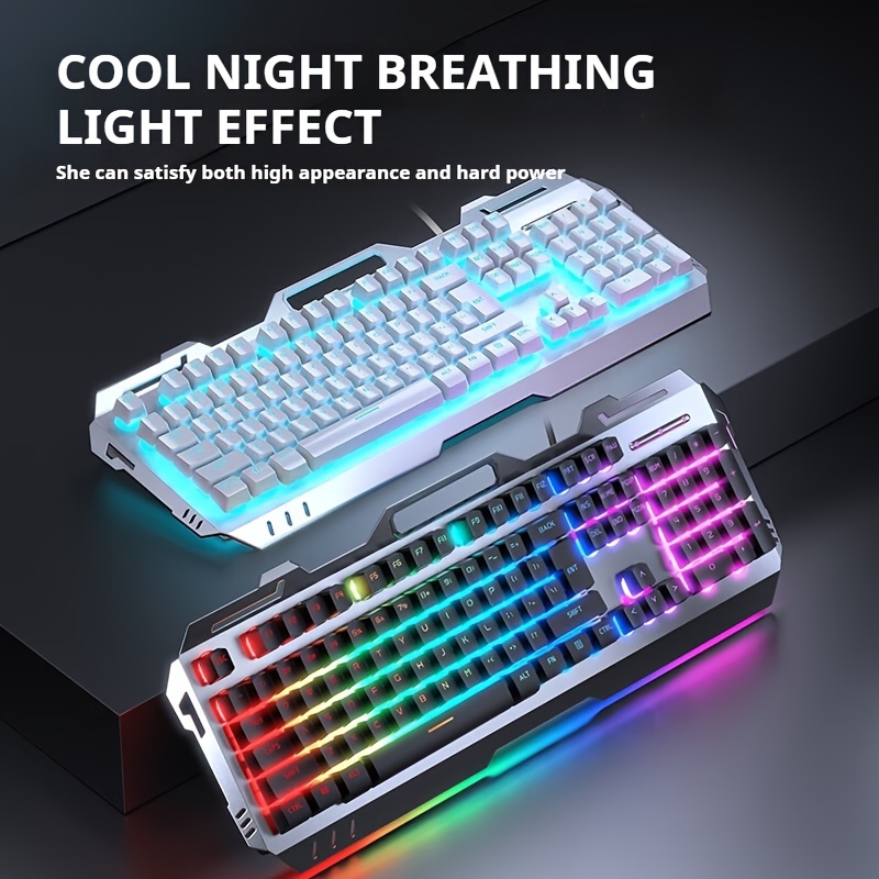 Gaming Keyboard Bundle - Clavier à membrane de jeu EWEADN