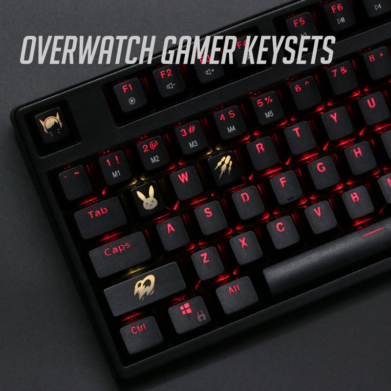 Keyboard Gaming Black - Ensemble de capuchons de touches OW