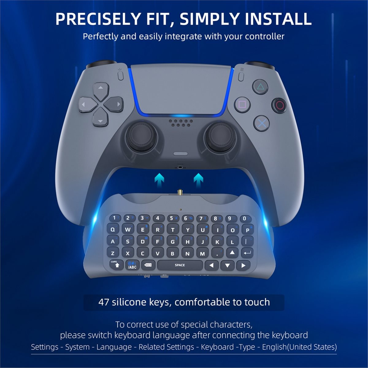 Gaming Keyboard Mini - Clavier sans fil de jeu goodidea