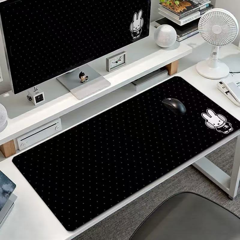 Keyboard Gaming Black - Grand tapis de souris mignon Miffy