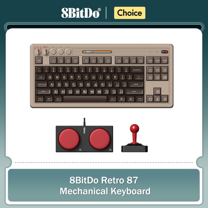 Gaming Keyboard Mechanical - Clavier mécanique rétro 8BitDo, clavier de