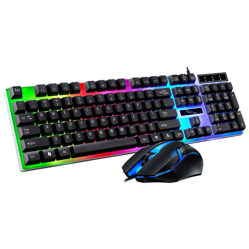 Gaming Keyboard Bundle - Clavier de jeu rvb, Kit clavier