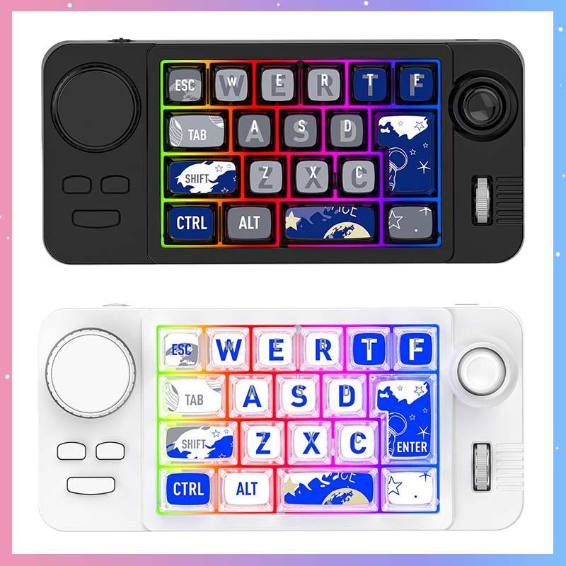 Gaming Keyboard Mechanical - Clavier de jeu W911 sans fil,
