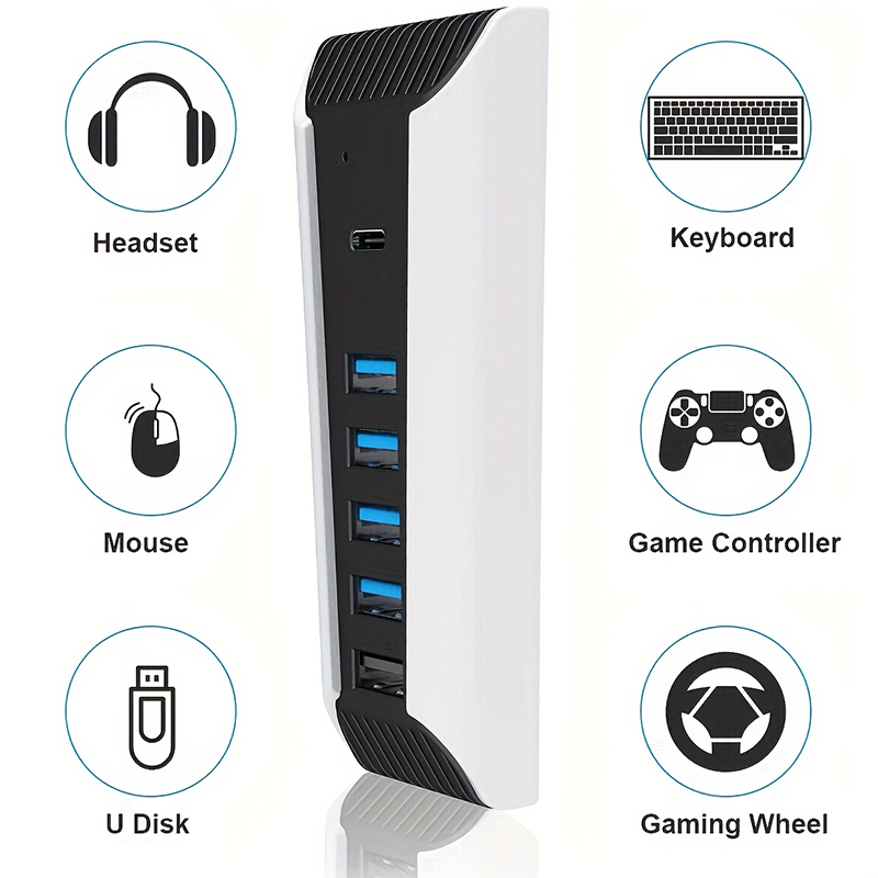 Hub USB 5 en 1 pour console PS - Gaming Keyboard Splitter avis et prix