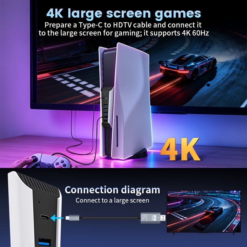 Hub USB 5 en 1 pour console PS - Gaming Keyboard Splitter avis et prix