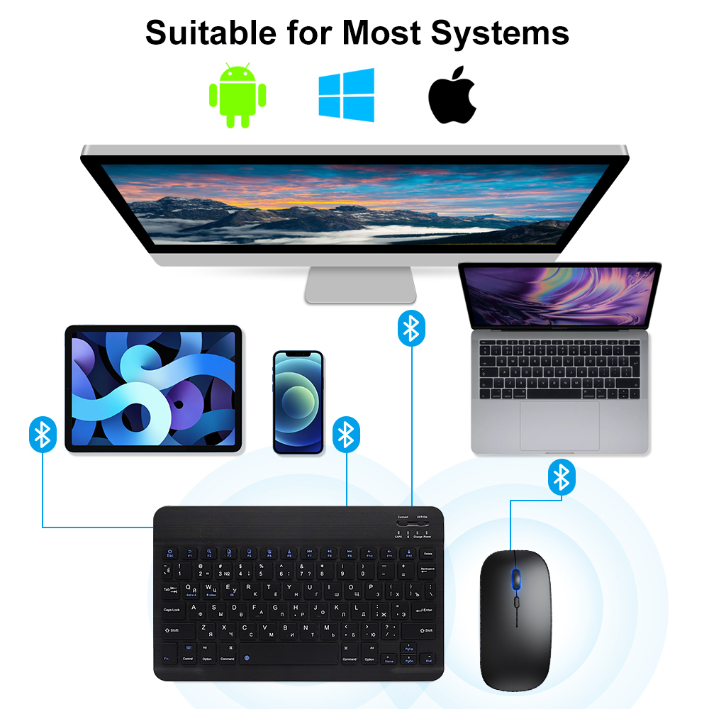 Clavier et souris Bluetooth po - Gaming Keyboard Mini avis et prix