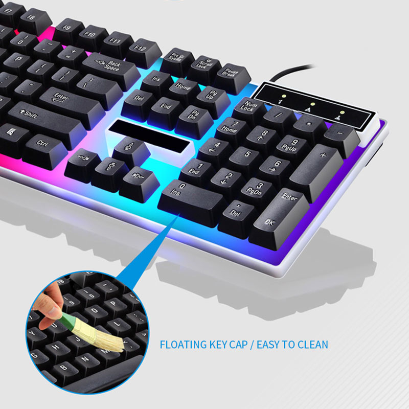 Clavier de jeu rvb, Kit clavie - Gaming Keyboard Bundle avis et prix