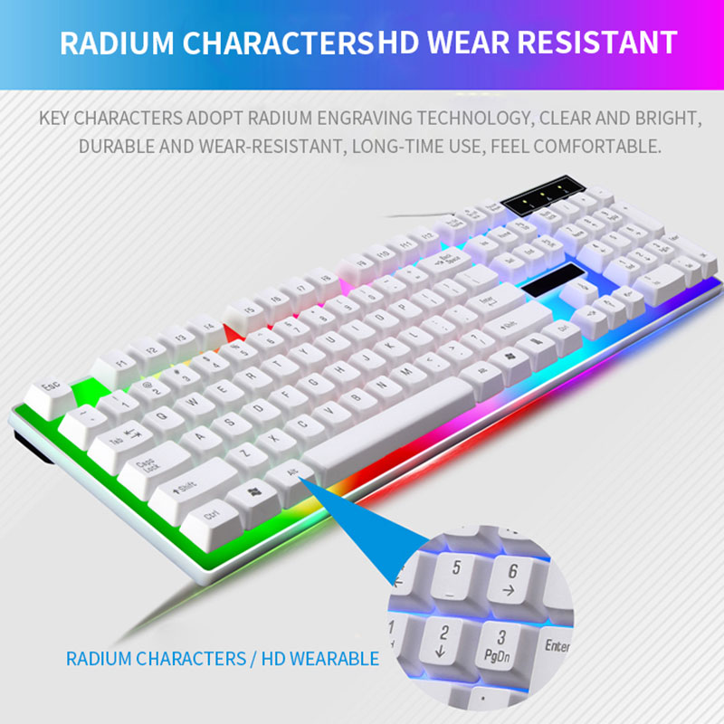 Clavier de jeu rvb, Kit clavie - Gaming Keyboard Bundle avis et prix