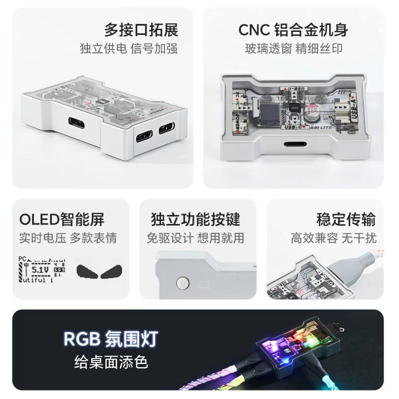 HMHUB HUBLite U Hub USB multif - Gaming Keyboard Splitter avis et prix